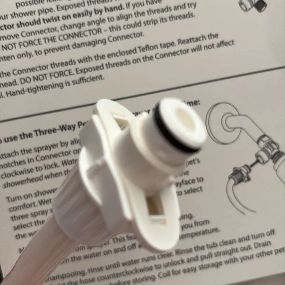 3-Way Pet Shower Sprayer Rinse Ace - Picture 4 of 12